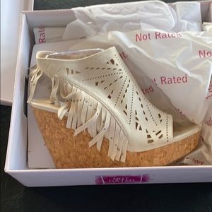 New in Box-Not Rated Fringe Wedges
